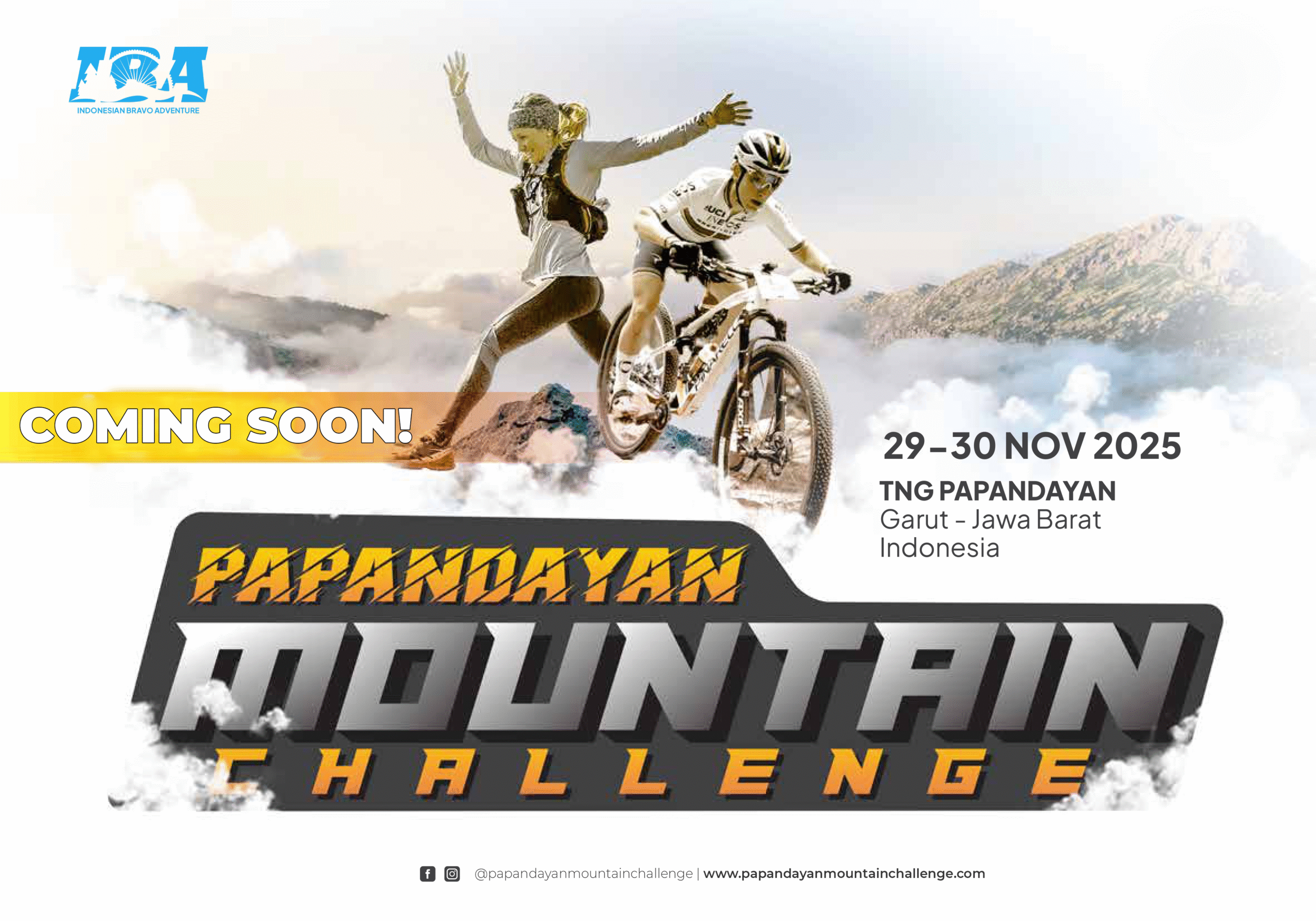 Coming Soon Banner by Papandayan Mountain Challenge